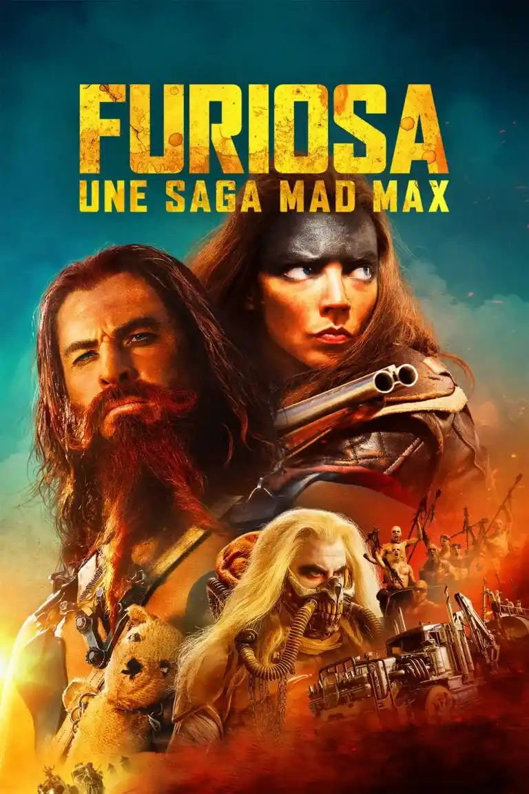 Furiosa Mad Max Saga movie poster in 4K available on British IPTV IPTV service