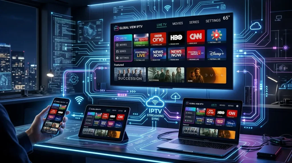 Watching live sports with best IPTV 2026 subscription