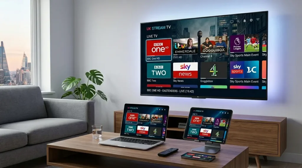 UK IPTV Service – Watch British TV Channels in 4K HD
